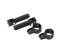 Universal Foot Pegs Motorcycle Universal Pedals Folded Footrest Footpeg Motorcycles Mopeds Scooters Bicycle For Kawasaki For Versys 650 1000 Footpegs Footrests(Black)