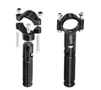 Universal Foot Pegs Non-sliding Footrest Motorcycle Bicycle Folding Foot Pegs 90 Degree Foldable Electric Motorbike Passenger Footrests Rearsets Rear Set Footpegs Foot Rest Pedals (Black)