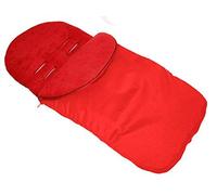 Universal FOOTMUFF Baby Cosy Toes Fit All Pushchair Buggy Car Seat Plain Colour_RED