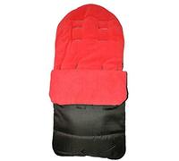 Universal Footmuff Cosy Toes Fits All Pushchair/Buggy/Stroller Fire Red