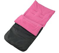 Universal Footmuff to Fit Silver Cross Pushchair Pram Buggy Dark Pink