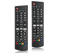 Universal for LG remote control, 2 pieces with all original LG TVs, replacement remote control for LG LCD TV with Netfl-ix 3D button, replacement LG remote control for LG TVs