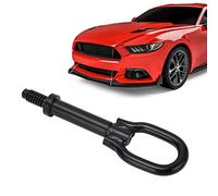 Universal Forged Steel Front Rear Bumper Auto Trailer Tow Hook Ring Kit Black Screw Replacement for B- 2012-2023, Part Number: 1768868, 6M21 17B804 AD, 6M2Z 17A954 A