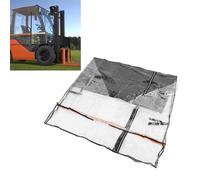 Universal Forklift Cover for Rain, All Weather Clear Forklift Cab Enclosure, EVA Transparent, Windproof, Rainproof, Forklift Sunshade for UV Protection, 57 X 47 X 52in