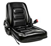 Universal Forklift Seat with Adjustable Back,Safety Belt and Operator Position Switch,for Tractor,Excavator Skid Loader Backhoe Dozer Telehandler