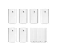 Universal Frame Hanger, Jumbo, 6 Picture Hangers, 16 Large Removable Adhesive Strips, Damage Free Picture Hanging Hooks Heavy Duty, No Nails Picture Hooks