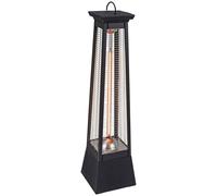 Universal Freestanding Heater - Aluminium - L82.5 x W21 x H21 cm SIP Black One Size