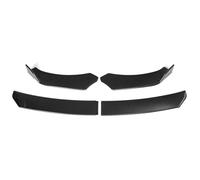 Universal Front Bumper Lip Spoiler Side Splitter Body Kit Guards W/ 15cm Strut Rod Compatible For Ford Focus RS ST MK3 MK4 Car Accessories(Carbon Fiber Look)