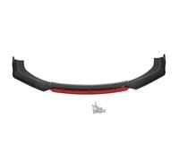 Universal Front Bumper Lip Spoiler Splitter Kit, Aerodynamic Car Chin Protector, Stylish ABS Bumper Lip with Enhanced Downforce for Improved Handling and Stability (Carbon Fiber Style)