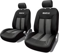 Universal Front Seat Covers Sparco S-Line Black And Gray For Cars
