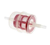 Universal Fuel/Diesel Inline Filter for 6mm/8mm Hose - Medium, Red (Each)