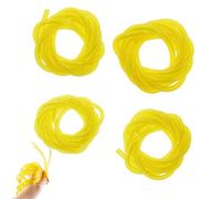 Universal Fuel Line Hose - 4 Size Flexible Petrol Fuel Pipe Set (2x3.5mm, 2.5x5mm, 3x5mm, 3x6mm), 1.5m Each - Fuel Hose for Chainsaw, Strimmer, Blower, Small Engine & Outdoor Tools