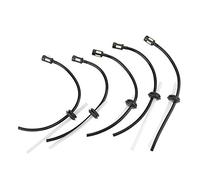 Universal Fuel Line Kit, 5PCS Fuel Hose Pipe Assembly with Tank Filter for Strimmer Brushcutter, Replacement Fuel Line Filter Accessory for Garden Power Tools