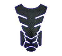 Universal Fuel Tank Sticker For Motorcycle Tank Pad Fish Bone Mat Oil Gas Tank Protector(Model B Blue)