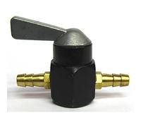 UNIVERSAL FUEL TAP 5MM 6MM 1/4" VALVE PIPE SHUT ON/OFF MOPED LAWN MOWER MOTORCYCLE INLINE ROTOTILLER TANK SWITCH FILTER QUAD BUGGY