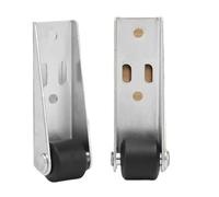 Universal Furniture Caster Wheels Set, Side-Mounted Directional Support, Silent Pulley Rollers for Table Hardware - 12 Sets, Easy Mobility & Stability