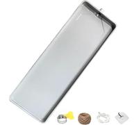 Universal Galvanized Steel Ac Condensate Drip Tray with Drain Kit (131 * 240 * 30MM)