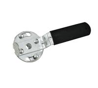 Universal Garage Door Inside Release Lock Handle with Rubber Grip | Zinc Coated Steel Replacement Handle