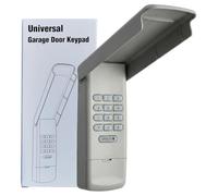Universal Garage Door Opener Keypad Remote Wireless Keyless Keypad Compatible with Genie LiftMaster Chamberlain Craftsman Linear Overhead Door Wayne Dalton Opener has Learn Button or Dip Switch