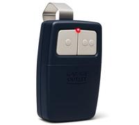 Universal Garage Door Opener Remote - Fit for LiftMaster, Chamberlain, Genie, Linear - Replace Clicker KLIK1U, 375UT, 375LM - Control 2 Doors or Gates - Learn Button & Dip Switch Ready, Blue