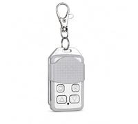 Universal Garage Door Remote, Electric Gate Fob for 433mhz, 12V 30MW Garage Gate Opener, Electric Garages Remote Control Key Fob with Key Ring & 4 Buttons for Car Windows and Doors