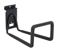 Universal Garden Hose Holder Heavy Duty Iron Hook Space Saving Anti Deformation Wall Mounted Hanger Ideal for Any Size of Hose Black 8.3x4.5x4.7in