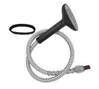 Universal Garment Steamer Hose with Brush Head, Snap-On Steam Nozzle for Ironing Machine, 1.5m Length