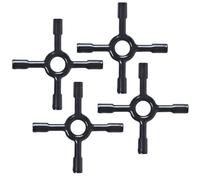Universal Gas Hob Ceramic Pan Support Moka Trivet Coffee Pot Stand (Pack of 4, Small 130mm)