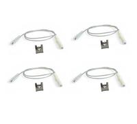 Universal Gas Hob Ignition Spark Plug 4 Pieces - Ignition Electrode Cooker Compatible with Ariston Indesit Nardi - Replacement Gas Cooker