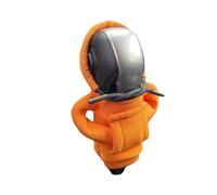 Universal Gear Shift Knob Cover for Mitsubishi Lancer Cedia 2000-2004, Cloth Anti-Slip Stick Shifting Handle Protector,Orange