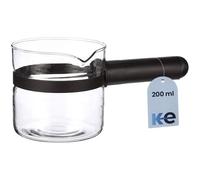 Universal Glass Coffee Jug 200ml Espresso Machine Microwave Safe Long Handle