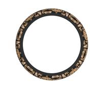 Universal Golden Retrievers Print Steering Wheel Cover â€“ Breathable Car Steering Wheel Cover for Cars, Trucks, SUVs, and ATVs