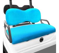 Universal Golf Cart Front Seat Covers Set Fit for EZGO TXT/RXV, Club Car DS/Precedent, Yamaha G29/ Drive 2 OEM Ordinary Front Seat Cushion,Stretch Polyester Mesh Seat Cover - Breathable & Durable