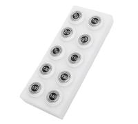 Universal Golf Club Distance Ball Position Markers, Durable ABS Club Distance Markers Golf Ball Marker Tool for Pinpoint Yardage and Precise Ball Placement (White)