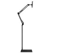 Universal Gooseneck Tablet Stand, Flexible Long Arm Holder for Bed, Sofa, Floor, Hands-Free Reading, Watching, Cooking, White