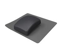 Universal Grey Curv Cowl Roof Tile Vent with Flexible Flashing Skirt, Roof Vent Tile for Extractor Fan, Keep Attic Space Ventilation Airflow, Tile Ventilator for Roof Ventilation