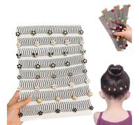 Universal Hair Comb Easy Bangs & Updos,Stretchable Invisible Hair Clips,U Shape Hair Finishing Fixer Comb,Flower U Shape Hair Clips for Short Hair Styling Tools & Accessories for Women Girls (8PCS)