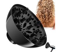 Universal Hair Diffuser - Adjustable Hair Dryer Diffuser Nozzle For Curly Or Wavy Ĥair Styling | Blow Dryer Attachment | For Styling Dressing Blowout Curly Straight Thick Travel Grooming Pet