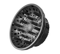 Universal Hair Diffuser for Blow Dryer - Fits All 1.4-2.4 inch Dryers, Professional Ionic Diffuser Attachment for Curly/Wavy Hair, Reduces Frizz & Enhance Curls, Lightweight, Travel-Friendly (Black)