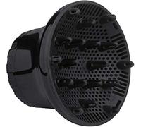 Universal Hair Dryer Diffuser Attachment, Black, 16.5 x 12.5 x 11 cm, Adjustable 4-6.8 cm Nozzle, Heat Resistant