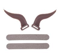 Universal Halloween Headphone Horns Attachment T9 Brown Devil Horns Headset Decoration Cosplay Props Accessory for Over-ear Headphones