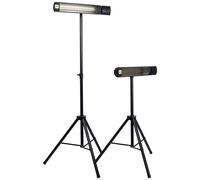 Universal Halogen Heater Stand - L100 x W50 x H50 cm SIP Black One Size