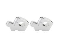 Universal Hand Bar Riser Aluminum Alloy For BMW Motorcycle 22mm 25mm 28mm Handlebar Risers Extension Back Moved Riser(25mm silver)