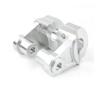 Universal Hand Bar Riser Aluminum Alloy For ROYAL STAR For VENTURE 1999 2000 2001 2002 2003 2004 2005 2006-2010 25.4mm Fat Handlebars Mount Clamps Risers(Silver)