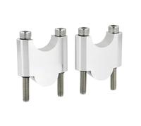 Universal Hand Bar Riser Aluminum Alloy For SUZUKI For Bandit For GSF1250 2007 2008 2009 2010 2011-2016 GSF 1250 7/8" 22mm Handlebar Riser CNC Aluminum(Silver Riser 40mm)
