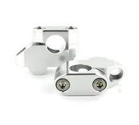 Universal Hand Bar Riser Aluminum Alloy For XL1000V For Varadero 2001 2002 2003 2004 2005 2006-2009 XL 1000 XL1000 V 1000V 7/8" 22mm Offset Handlebar Risers(Gloss Silver)