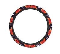 Universal happy halloween Print Steering Wheel Cover - Breathable Steering Wheel for Cars, SUVs, Trucks - Auto Interior Decor
