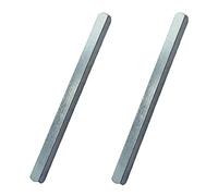 Universal Hardware 7mm x 90mm Plain Bar Steel Spindle Door Windows Handle Spindles Silver Finish Sizes from 50mm to 150mm (Pack of 2)