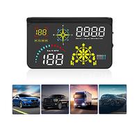 Universal Head Up Display OBD2 GPS Navigation HUD Projector On Car Glass Digital Car Speedometer Water & Oil Temp RPM Auto Alarm
