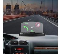 Universal Heads Up Display Car Charger - Wireless Fast Charging & Navigation Projector Stand for Smartphones